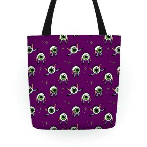 Eye Monster Pattern Tote