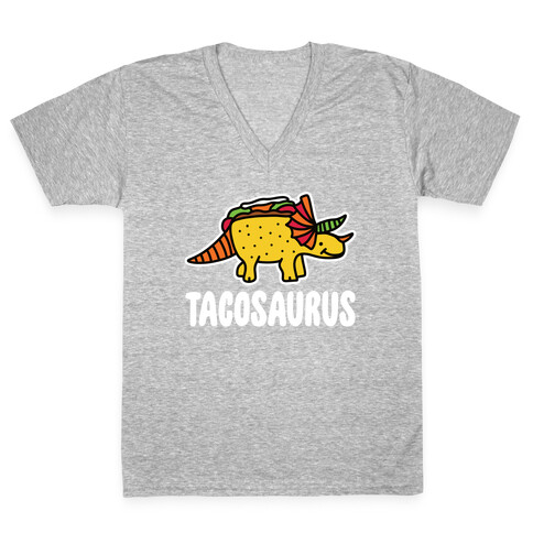 Tacosaurus V-Neck Tee Shirt