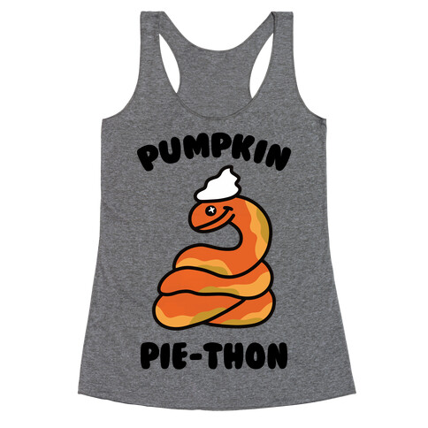Pumpkin Pi-Thon Racerback Tank Top