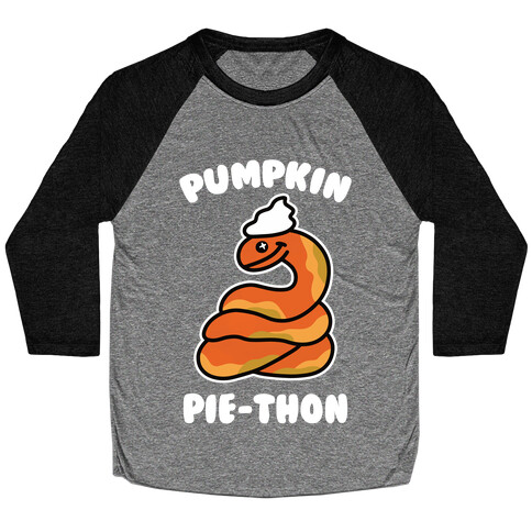 Pumpkin Pi-Thon Baseball Tee