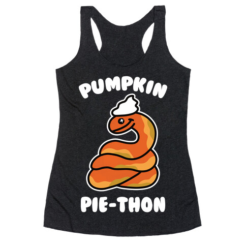 Pumpkin Pi-Thon Racerback Tank Top