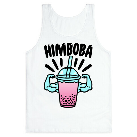 Himboba Himbo Bubble Tea Parody Tank Top