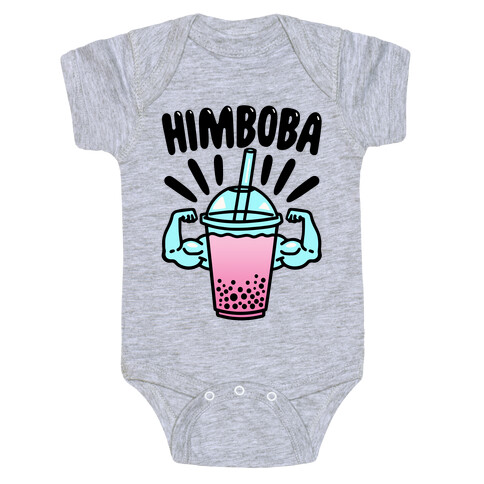 Himboba Himbo Bubble Tea Parody Baby One-Piece