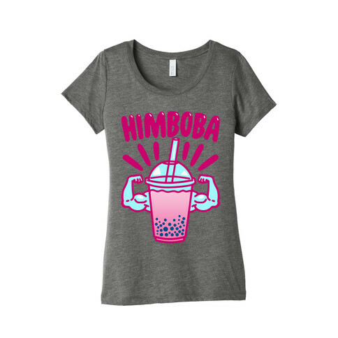 Himboba Himbo Bubble Tea Parody Womens T-Shirt