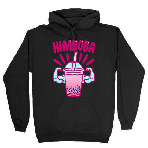 Himboba Himbo Bubble Tea Parody Hooded Sweatshirt