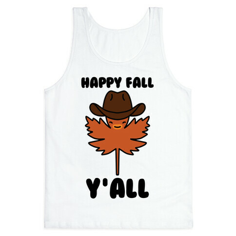 Happy Fall Y'all (Country Leaf) Tank Top