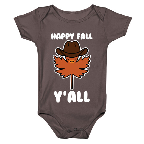 Happy Fall Y'all (Country Leaf) Baby One-Piece