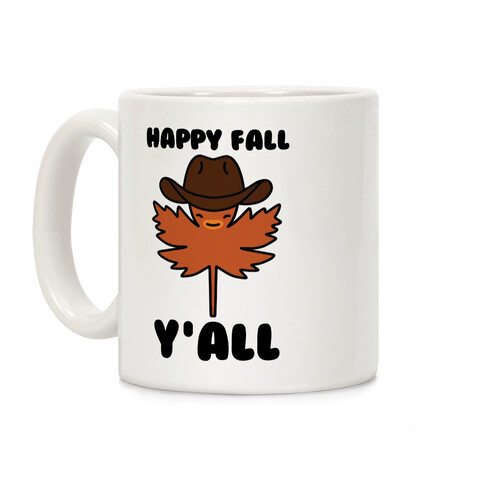 Happy Fall Y'all (Country Leaf) Coffee Mug