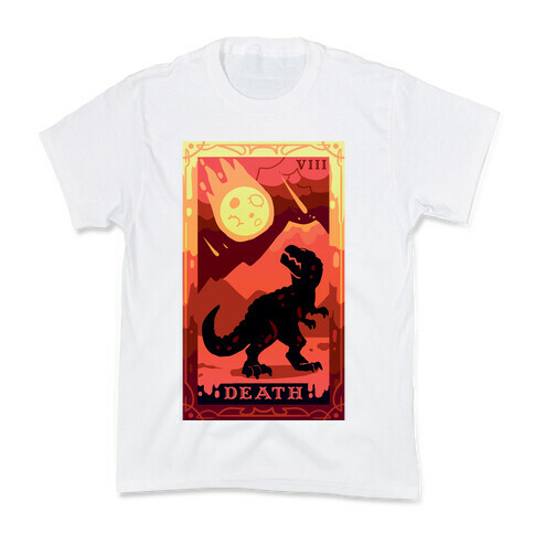 Death Dino Tarot Kids T-Shirt