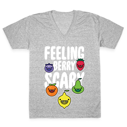 Feeling Berry Scary V-Neck Tee Shirt