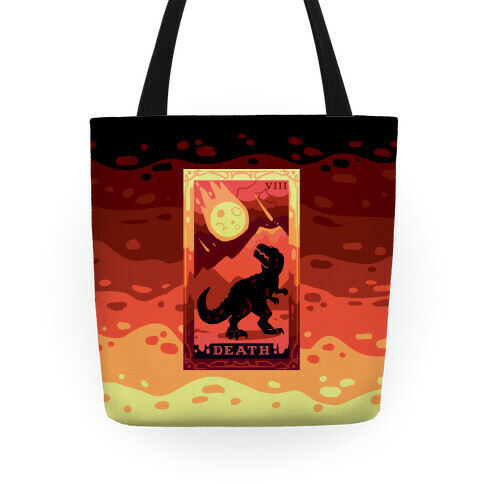 Death Dino Tarot Tote