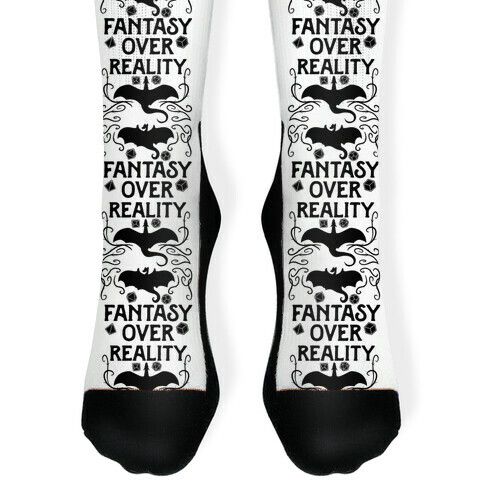 Fantasy Over Reality Sock