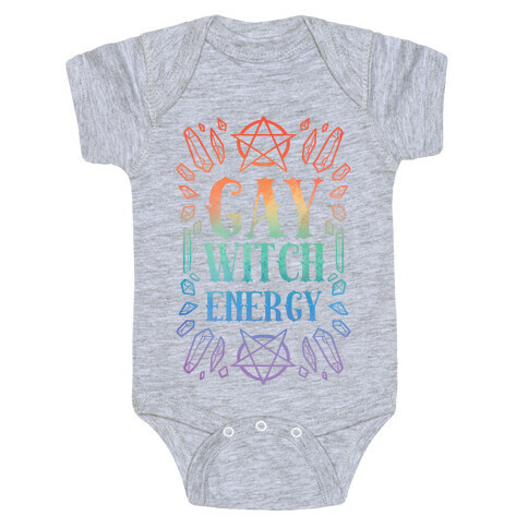 Gay Witch Energy Baby One-Piece