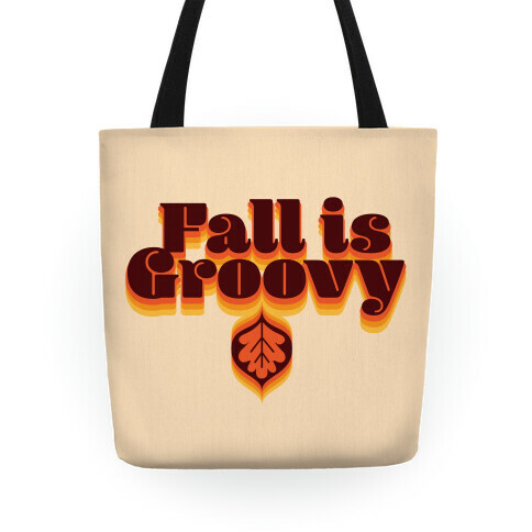 Fall Is Groovy Tote