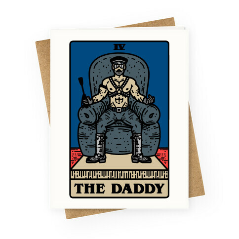 The Daddy Tarot Card Parody Greeting Card