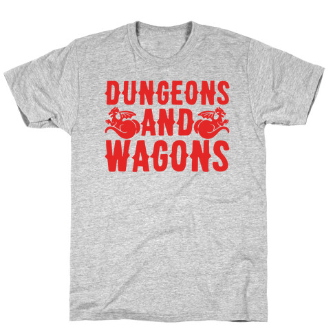 Dungeons And Wagons Parody T-Shirt