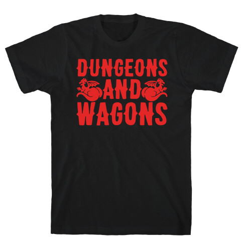 Dungeons And Wagons Parody T-Shirt