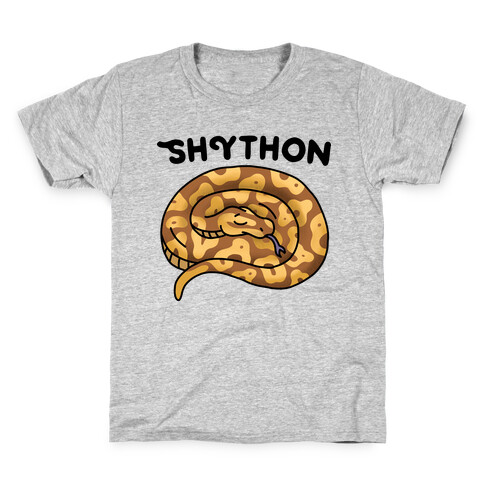 Shython Shy Python Kids T-Shirt