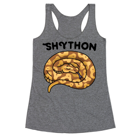 Shython Shy Python Racerback Tank Top