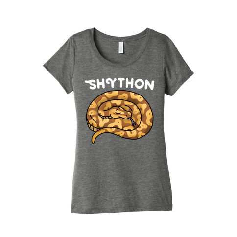 Shython Shy Python Womens T-Shirt