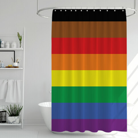 Gay Pride Flag  Shower Curtain