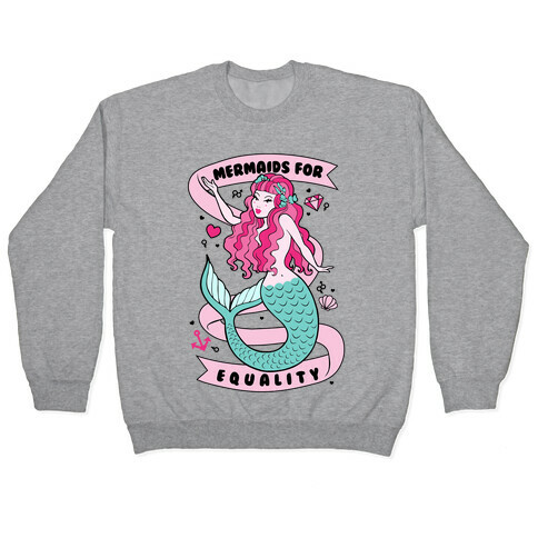 Mermaids For Equality Pullover