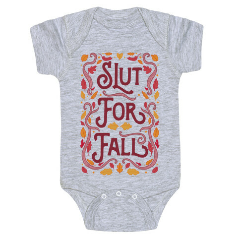 Slut For Fall Baby One-Piece