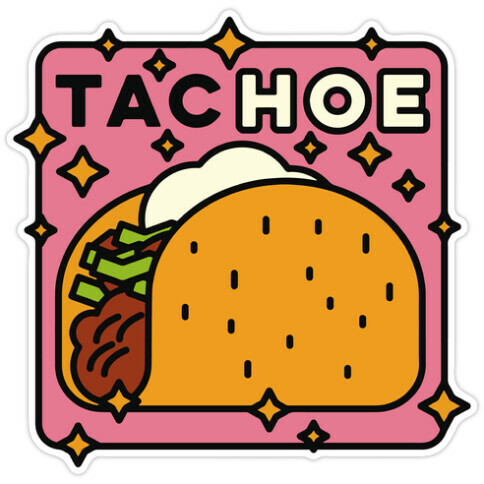 Tac Hoe Die Cut Sticker