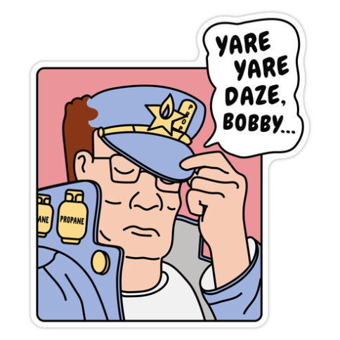 Yare Yare Daze, Bobby Die Cut Sticker