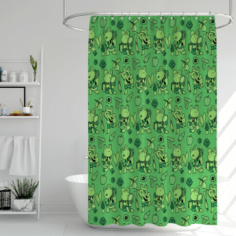 Forage Frogs Shower Curtain