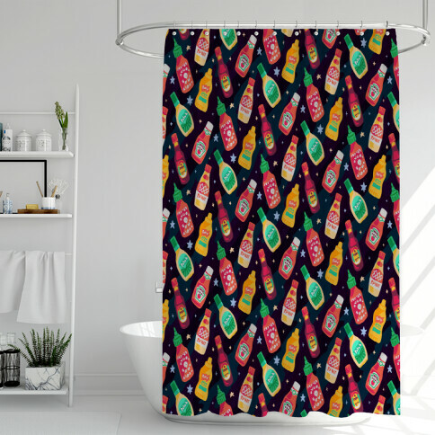 Cosmic Condiments Shower Curtain