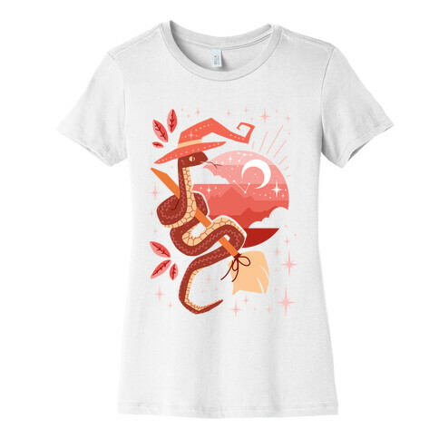 Midcentury Modern Witch Snake Womens T-Shirt