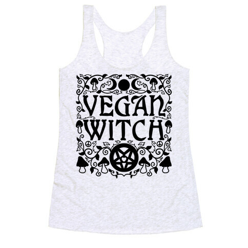 Vegan Witch Racerback Tank Top