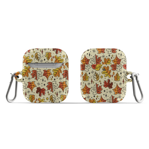 Mid Century Modern Fall Leaves AirPod Case