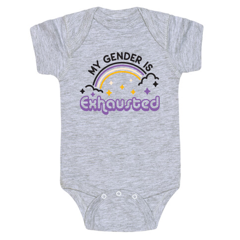 My Gender Is Exhausted Baby One-Piece