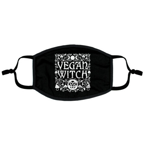 Vegan Witch Flat Face Mask