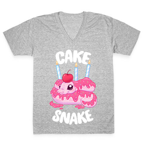 Cake Snake V-Neck Tee Shirt