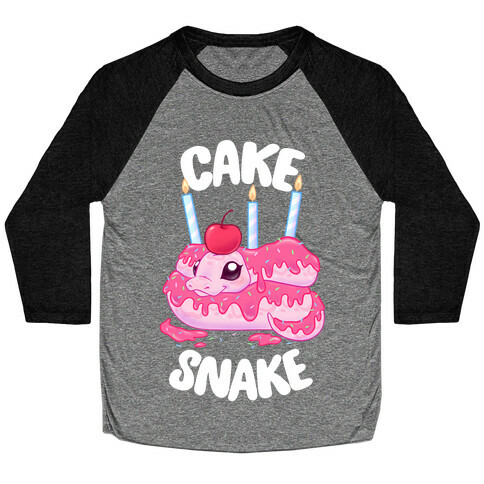 Cake Snake Baseball Tee