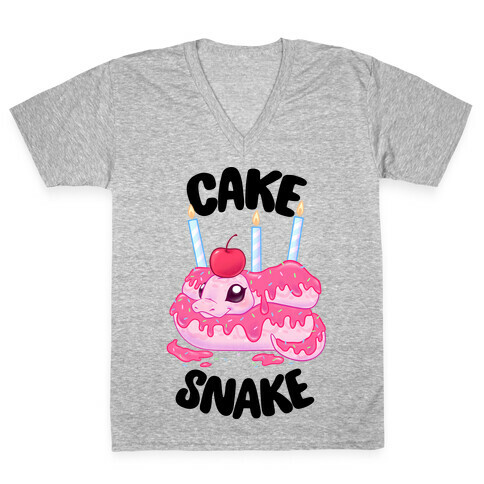 Cake Snake V-Neck Tee Shirt