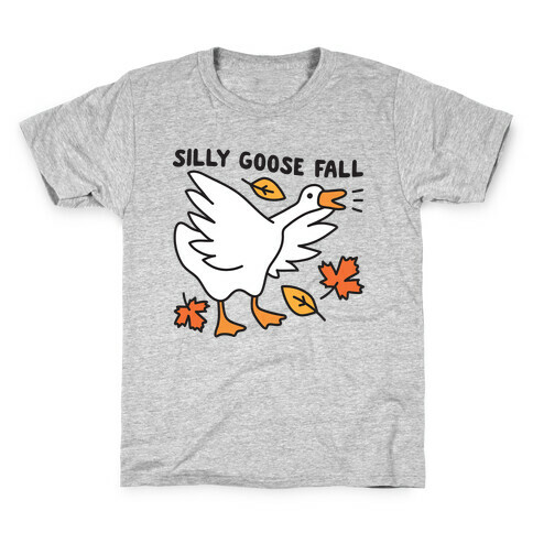 Silly Goose Fall Kids T-Shirt