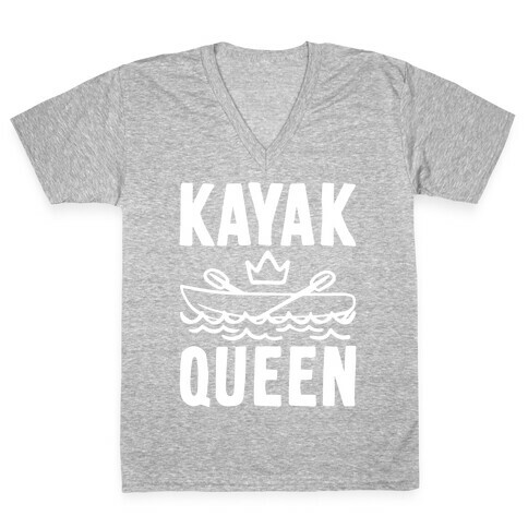 Kayak Queen V-Neck Tee Shirt