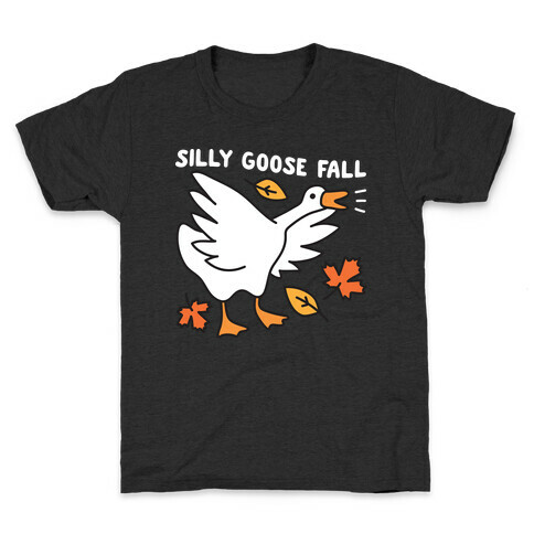 Silly Goose Fall Kids T-Shirt