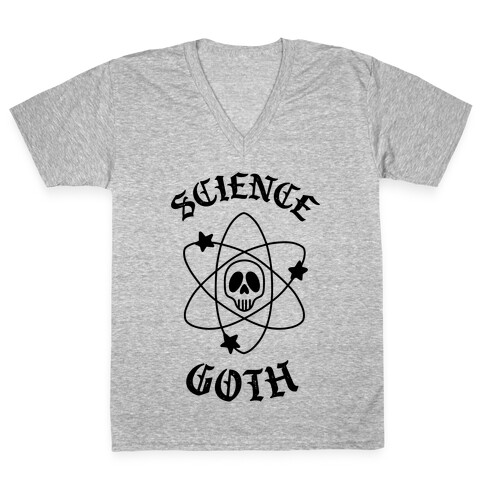 Science Goth V-Neck Tee Shirt