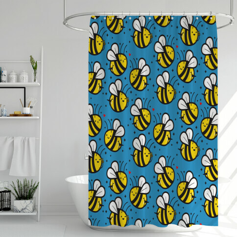 Bee Booties Shower Curtain