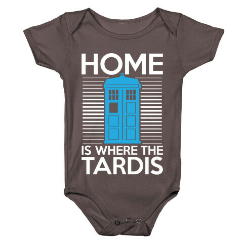 Home Is Where The Tardis Baby One-Piece