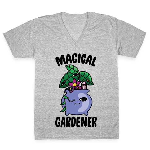 Magical Gardener V-Neck Tee Shirt