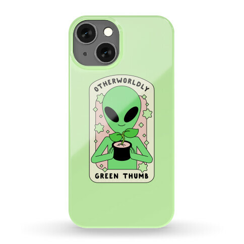 Otherworldly Green Thumb Phone Case