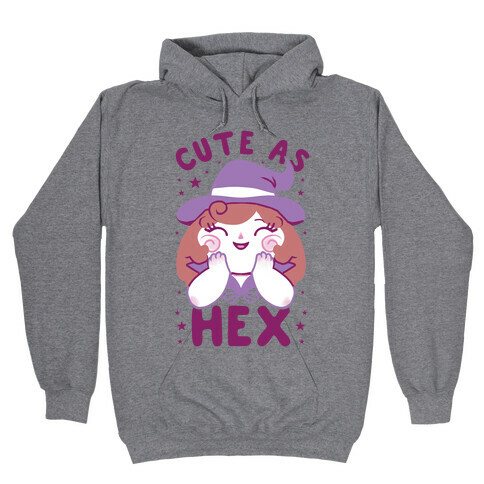 Cute As Hex Hooded Sweatshirt