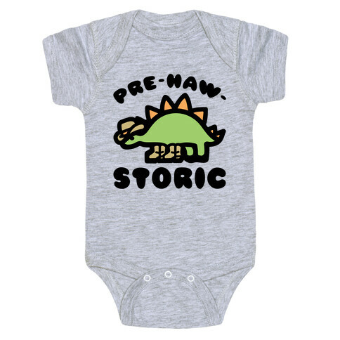 Pre-Haw-Storic Baby One-Piece