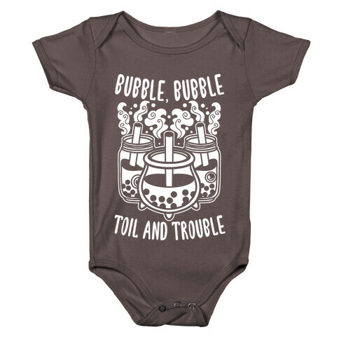 Bubble, Bubble Toil And Trouble Boba Baby One-Piece